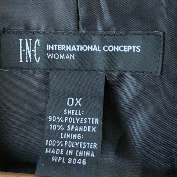 Black INC International Concepts Mariner Vest - Picture 7 of 8